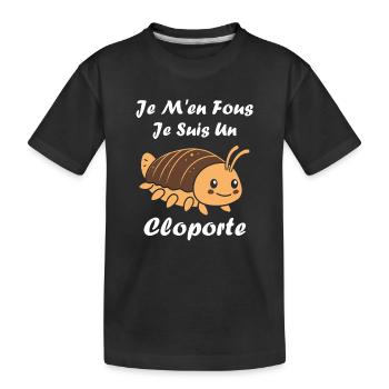 Woodlouse - Kids' Premium Organic T-Shirt - black - Front