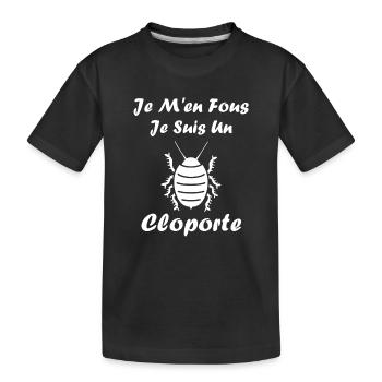 Woodlouse - Kids' Premium Organic T-Shirt - black - Front