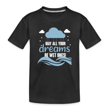 Plongeur Plongeur Snorkeling Plongeur récréatif - T-shirt bio Premium Enfant - noir - Devant