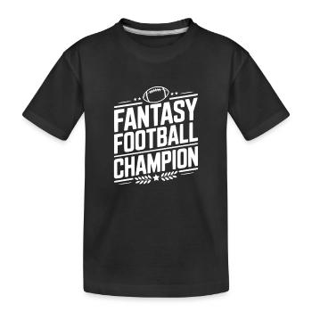 Champion de Fantasy Football - T-shirt bio Premium Enfant - noir - Devant