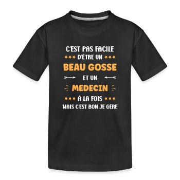 Medecin - T-shirt bio Premium Enfant - noir - Devant