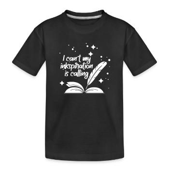 Poetry Slam Ink Stimulation Slam Poetry - Kids' Premium Organic T-Shirt - black - Front