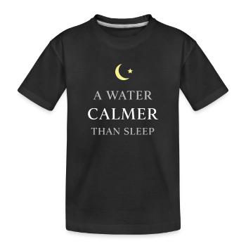 Navigation de nuit avec - T-shirt bio Premium Enfant - noir - Devant