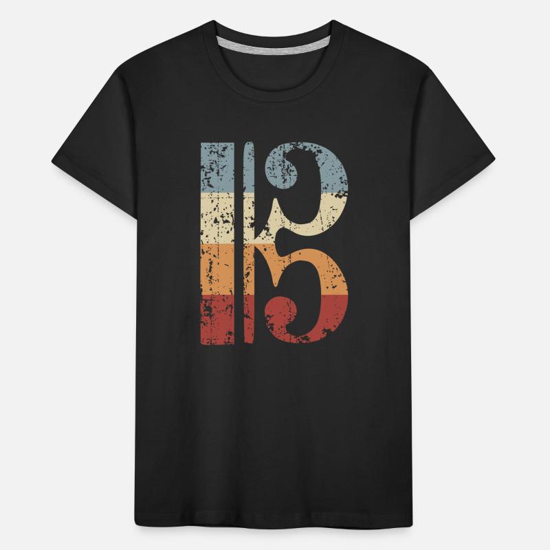 Alto clef, viola, viola, viola clef Kids' Premium Organic T-Shirt