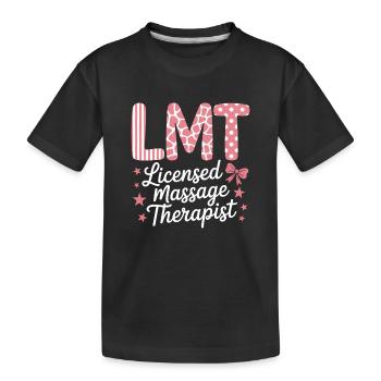 Expressions de masseuses Massage Cadeau drôle de masseur - T-shirt bio Premium Enfant - noir - Devant