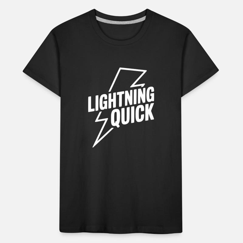 Lightning Quick Kids' Premium Organic T-Shirt