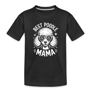 Paroles de caniche Caniche Cadeau drôle de caniche - T-shirt bio Premium Enfant - noir - Devant