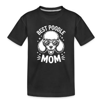 Paroles de caniche Caniche Cadeau drôle de caniche - T-shirt bio Premium Enfant - noir - Devant