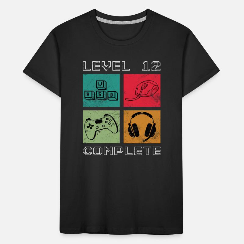 Level 12 completed Kids' Premium Organic T-Shirt