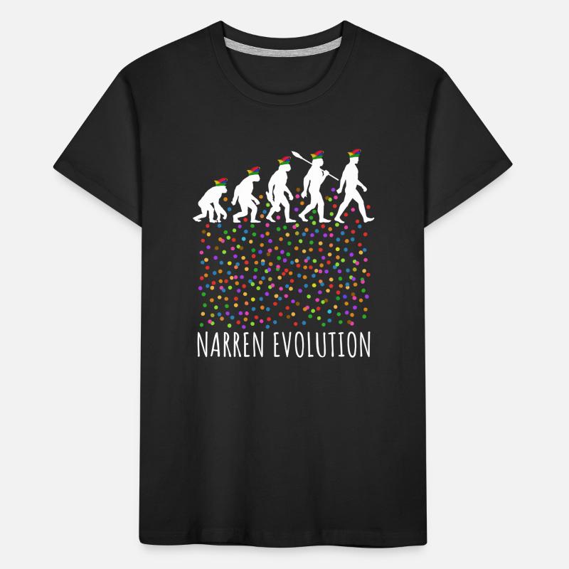 Fool Evolution | Homo Carnival | Carnival Kids' Premium Organic T-Shirt