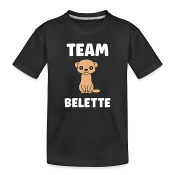 Team Belette - T-shirt bio Premium Enfant - noir - Devant