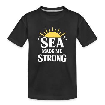 Seemannschaftsgeschenk Für Deckhand Ocean Work - Kinder Premium Bio T-Shirt - Schwarz - Vorne