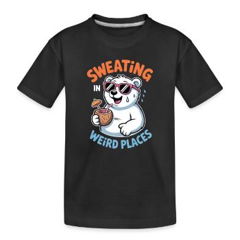 Dictions de transpiration Drôle de cadeau de transpiration - T-shirt bio Premium Enfant - noir - Devant