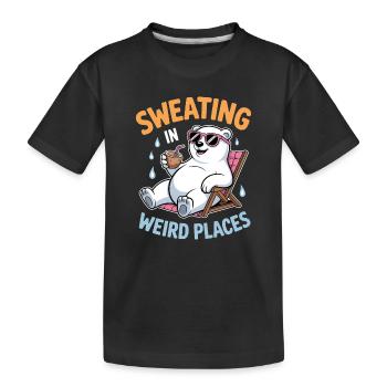 Dictions de transpiration Drôle de cadeau de transpiration - T-shirt bio Premium Enfant - noir - Devant