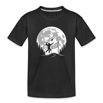 Joueur de volley-ball Bigfoot - T-shirt bio Premium Enfant - noir - Devant