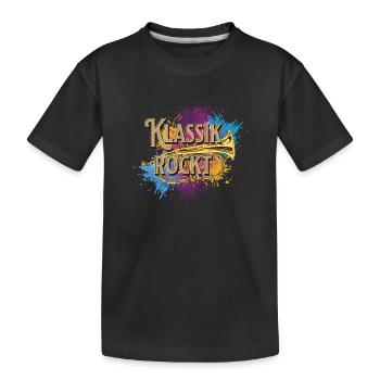 Cor ténor - musique classique, rocks, musique classique, éventail, cuivres - T-shirt bio Premium Enfant - noir - Devant