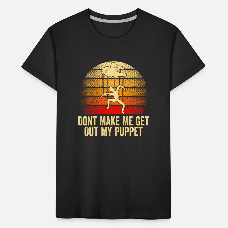 Puppet on Strings Sunset Kids' Premium Organic T-Shirt