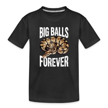 Python roi Serpents Amateurs de terrarium Python - T-shirt bio Premium Enfant - noir - Devant
