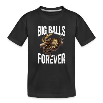 Python roi Serpents Amateurs de terrarium Python - T-shirt bio Premium Enfant - noir - Devant