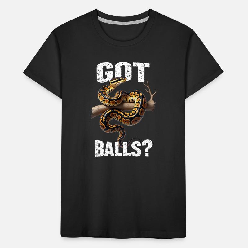 Python roi Serpents Amateurs de terrarium Python T-shirt bio Premium Enfant