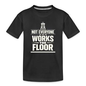 Offshore-bohrer-rig-bohrer Bohrboden Offshore - Kinder Premium Bio T-Shirt - Schwarz - Vorne