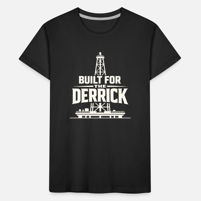 Offshore Drill Rig Drill Bit Drilling Floor Offshore Kids' Premium Organic T-Shirt
