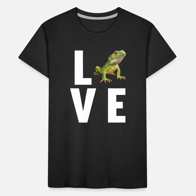 Eidechsen Eidechse Kinder Premium Bio T-Shirt