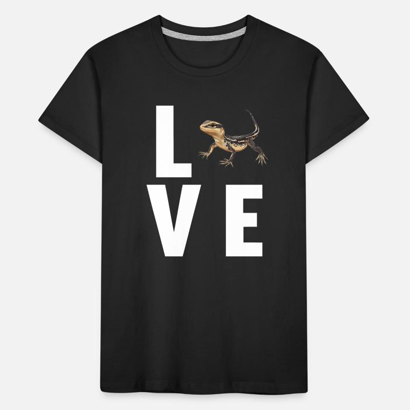 Eidechsen Eidechse Kinder Premium Bio T-Shirt
