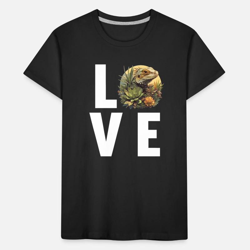Eidechsen Eidechse Kinder Premium Bio T-Shirt