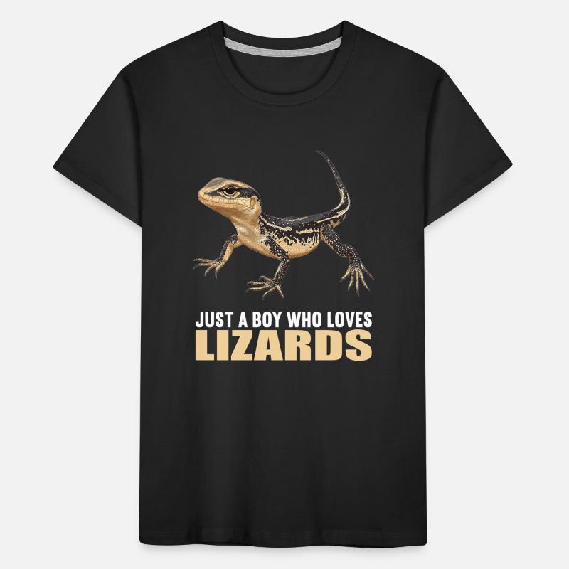 Eidechsen Eidechse Kinder Premium Bio T-Shirt