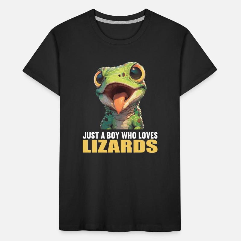 Eidechsen Eidechse Kinder Premium Bio T-Shirt