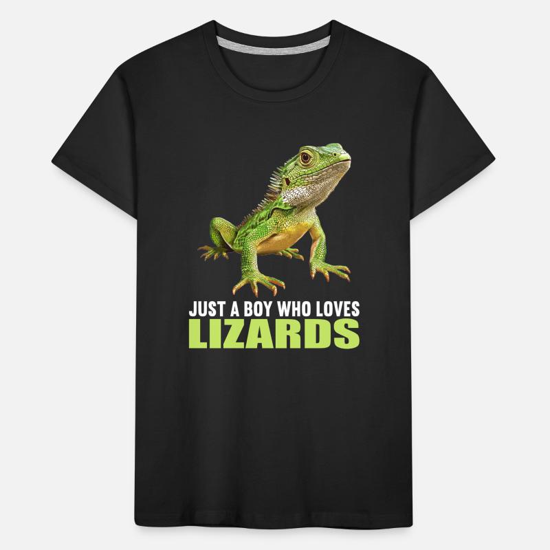 Eidechsen Eidechse Kinder Premium Bio T-Shirt
