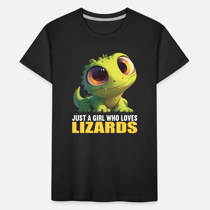 Eidechsen Eidechse Kinder Premium Bio T-Shirt