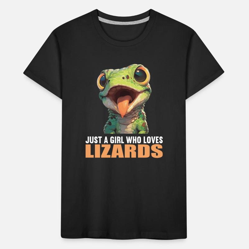 Eidechsen Eidechse Kinder Premium Bio T-Shirt