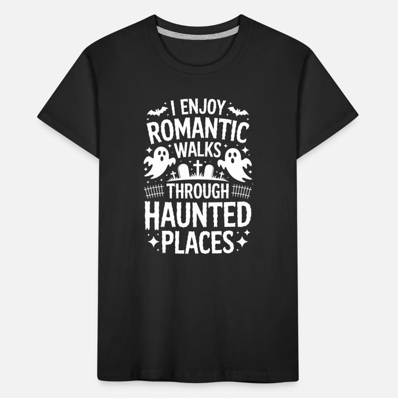 Horror Sprüche Romantisch Lustige Horror Geschenk  Kinder Premium Bio T-Shirt