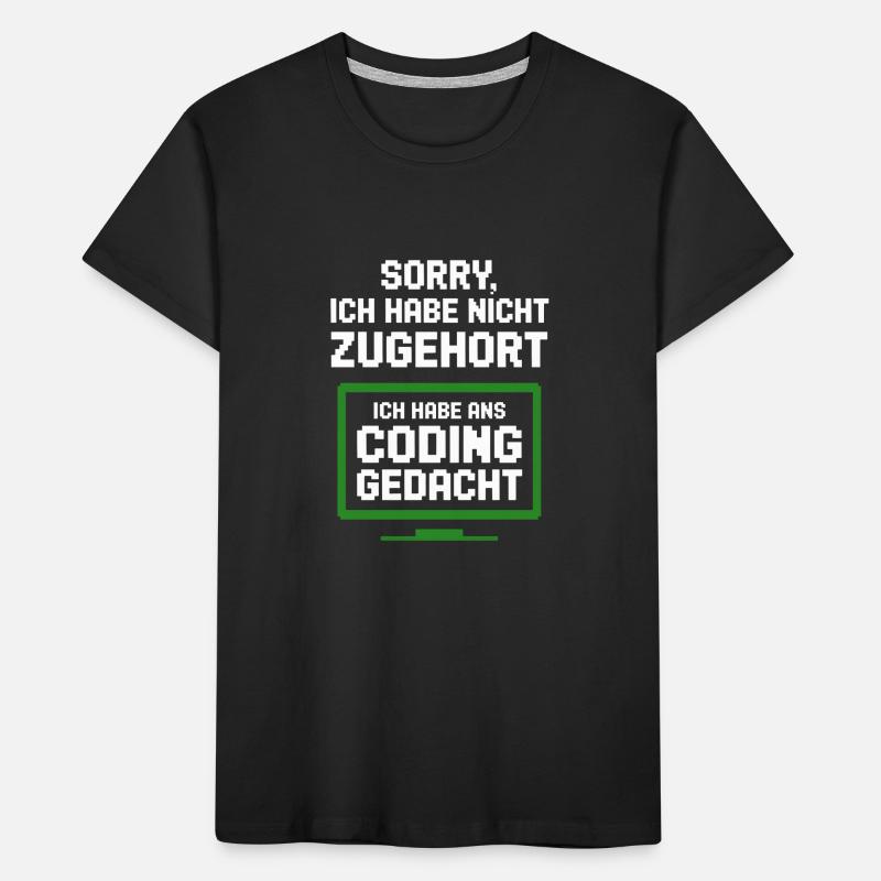 Tée du moniteur de codage T-shirt bio Premium Enfant