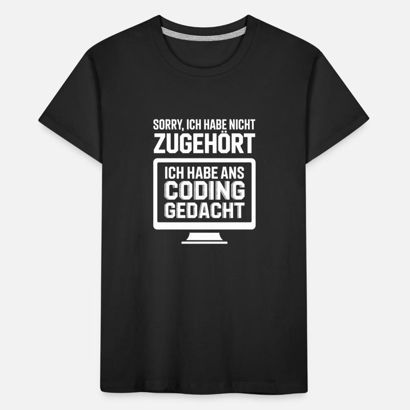 I was thinking coding Kids' Premium Organic T-Shirt