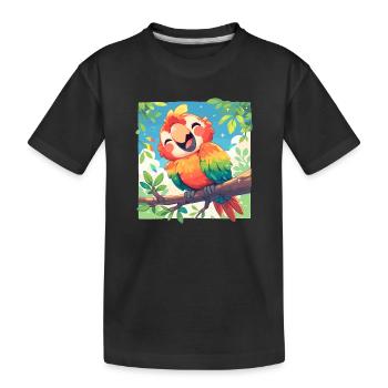 Aras Ara - Kinder Premium Bio T-Shirt - Schwarz - Vorne