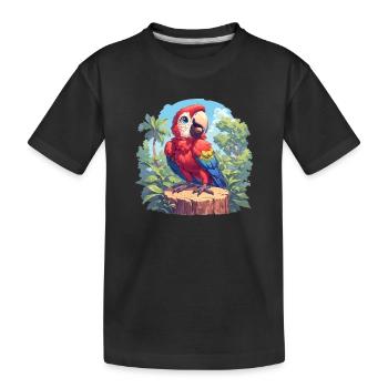 Aras Ara - Kinder Premium Bio T-Shirt - Schwarz - Vorne