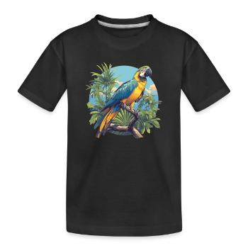Aras Ara - Kinder Premium Bio T-Shirt - Schwarz - Vorne