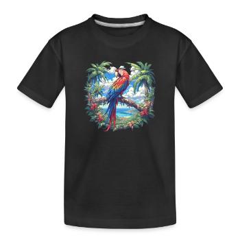 Aras Ara - Kinder Premium Bio T-Shirt - Schwarz - Vorne