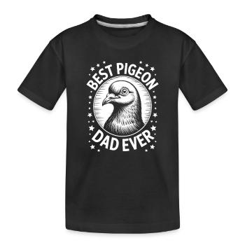 Paroles de colombes Colombes Cadeau drôle de colombe - T-shirt bio Premium Enfant - noir - Devant