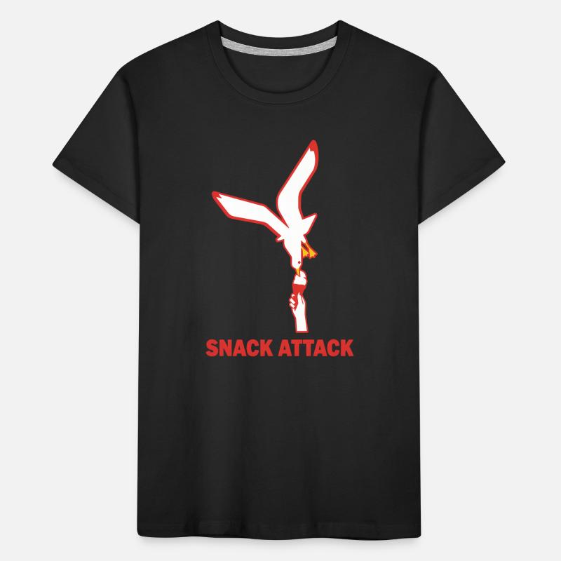 Snack Attack Möwe Eis Kids' Premium Organic T-Shirt