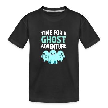 Ghosting Witching Hour fantômes paranormaux - T-shirt bio Premium Enfant - noir - Devant