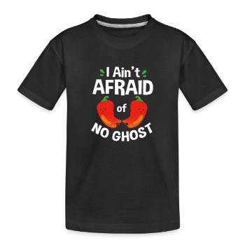 Jalapeno Chipotle Chilli Chilischote Scharf Chili - Kinder Premium Bio T-Shirt - Schwarz - Vorne