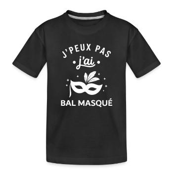 Bal Masqué Festif J'ai Pas - T-shirt bio Premium Enfant - noir - Devant