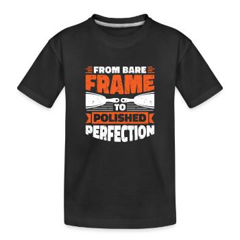 Constructeur de plaques de plâtre Installateur de plaques de plâtre - T-shirt bio Premium Enfant - noir - Devant