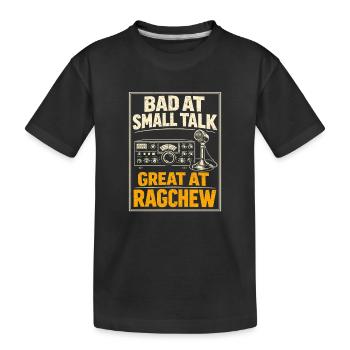 Nul en banalité | Ragchew Funk Humour - T-shirt bio Premium Enfant - noir - Devant
