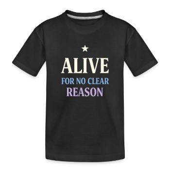Humour existentiel, nihilisme, humour, - T-shirt bio Premium Enfant - noir - Devant