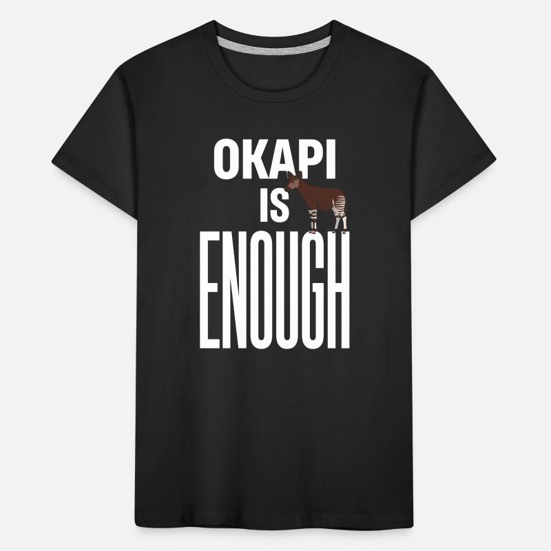 Okapi-liebhaber Okapi-tier Seltene Tierweltliebe Kinder Premium Bio T-Shirt